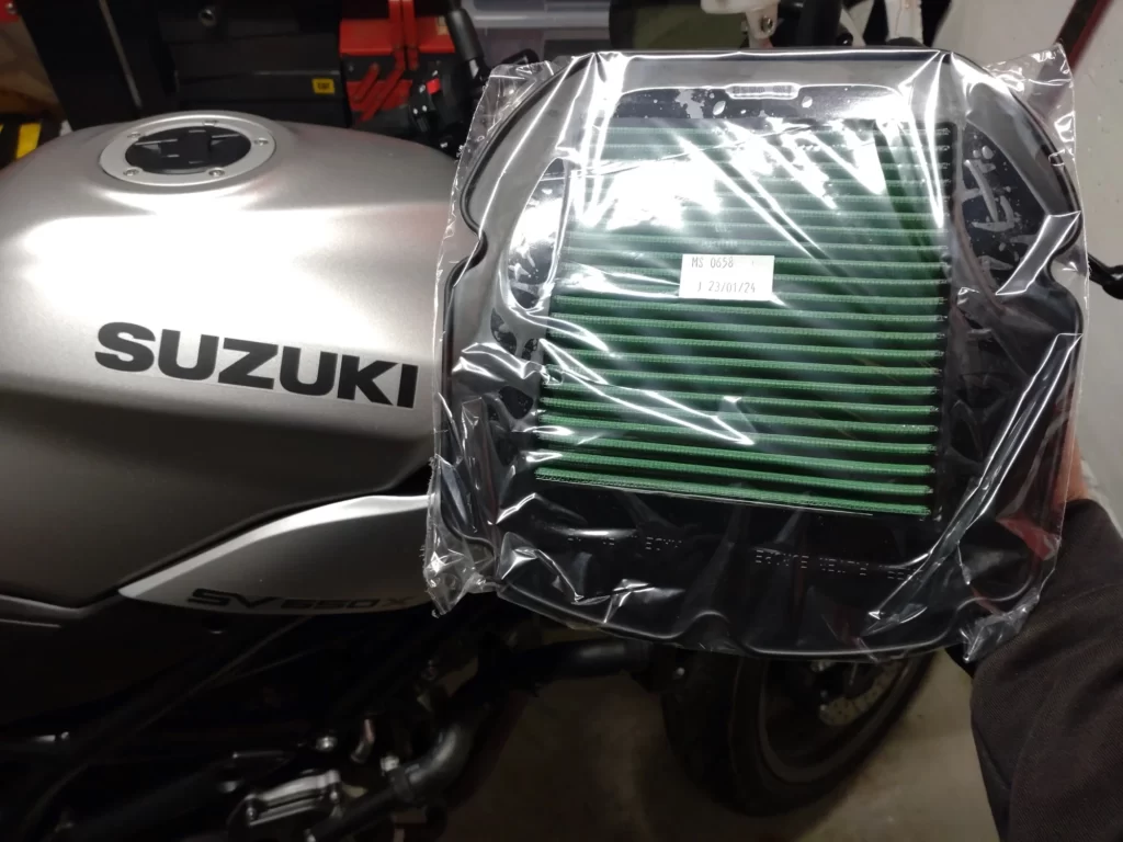Green Filter Suzuki SV650X